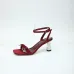 LV Crystal Heel Bow Slingback High‑Heel Sandals 7.5cm Heel #A68690