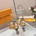 LV Crystal Heel Bow Slingback High‑Heel Sandals 7.5cm Heel #A68692