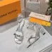 LV Crystal Heel Bow Slingback High‑Heel Sandals 7.5cm Heel #A68694