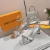 LV Crystal Heel Bow Slingback High‑Heel Sandals 7.5cm Heel #A68694