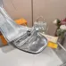 LV Crystal Heel Bow Slingback High‑Heel Sandals 7.5cm Heel #A68694