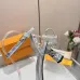 LV Crystal Heel Bow Slingback High‑Heel Sandals 7.5cm Heel #A68694