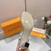 LV Crystal Heel Bow Slingback High‑Heel Sandals 7.5cm Heel #A68694
