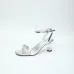 LV Crystal Heel Bow Slingback High‑Heel Sandals 7.5cm Heel #A68694