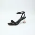 LV Crystal Heel Bow Slingback High‑Heel Sandals 7.5cm Heel #A68695