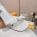LV Crystal Heel Bow Slingback High‑Heel Sandals 7.5cm Heel #A68696