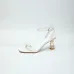 LV Crystal Heel Bow Slingback High‑Heel Sandals 7.5cm Heel #A68696