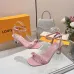 LV Crystal Heel Bow Slingback High‑Heel Sandals 7.5cm Heel #A68697