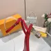 LV Crystal Heel Bow Slingback High‑Heel Sandals 7.5cm Heel #A68698
