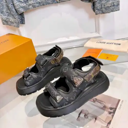 Louis Vuitton Shoes for Women's Louis Vuitton Sandals Heel height:6cm #B60922