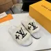 Louis Vuitton Cozy Fluffy Slippers with Leather Straps and Brand Embellishments #B54553