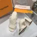 Louis Vuitton Shoes for Women's Louis Vuitton Slippers Heel height:9cm #B60926