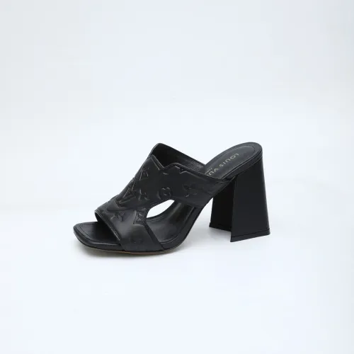 Louis Vuitton Shoes for Women's Louis Vuitton Slippers Heel height:9cm #B60927
