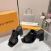 Louis Vuitton Shoes for Women's Louis Vuitton Slippers Heel height:9cm #B60929