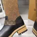LV Monogram Knit Spliced Knee‑High Stretch Rider Boots #A68592
