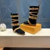 LV Suede Multi‑Buckle Mid‑Calf Rider Boots Flat Sole #A68632