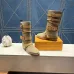 LV Suede Multi‑Buckle Mid‑Calf Rider Boots Flat Sole #A68633
