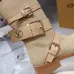 LV Vintage Multi‑Strap Suede Knee‑High Rider Boots Block Heel #A68586