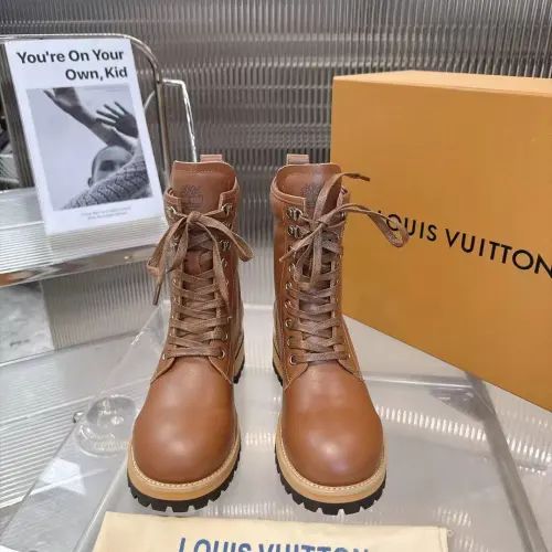 LV × Timberland 8‑Inch Co‑Branded Leather Work Boots #A68622