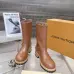 LV × Timberland 8‑Inch Co‑Branded Work Boots Rubber Lug Sole #A68620