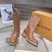 LV × Timberland 8‑Inch Co‑Branded Work Boots Rubber Lug Sole #A68620