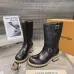 LV × Timberland 8‑Inch Co‑Branded Work Boots Rubber Lug Sole #A68621
