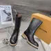 LV × Timberland 8‑Inch Co‑Branded Work Boots Rubber Lug Sole #A68621