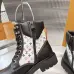 Louis Vuitton Unisex Colorful Monogram Patchwork Side‑Zip Combat Boots #A68527