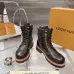 Louis Vuitton Unisex Monogram Patchwork Side‑Zip Combat Boots #A68516