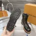 Louis Vuitton Unisex Monogram Patchwork Side‑Zip Combat Boots #A68516