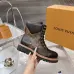 Louis Vuitton Unisex Monogram Patchwork Side‑Zip Combat Boots #A68517