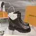 Louis Vuitton Unisex Monogram Patchwork Side‑Zip Combat Boots #A68518
