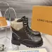 Louis Vuitton Unisex Monogram Patchwork Side‑Zip Combat Boots #A68519