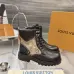 Louis Vuitton Unisex Monogram Patchwork Side‑Zip Combat Boots #A68521
