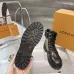 Louis Vuitton Unisex Monogram Patchwork Side‑Zip Combat Boots #A68521