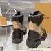 Louis Vuitton Unisex Monogram Patchwork Side‑Zip Combat Boots #A68521