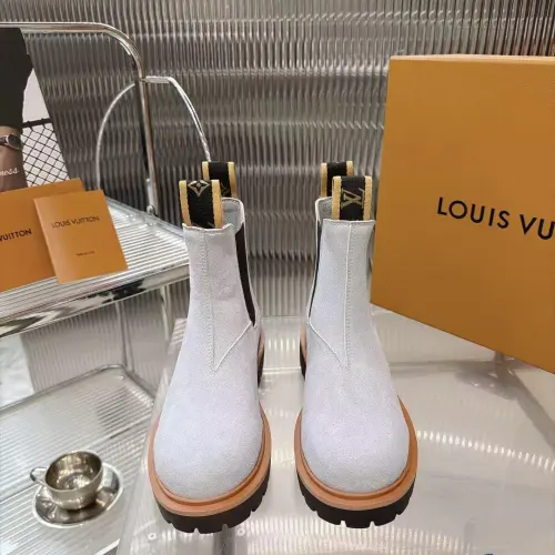 Louis Vuitton Unisex Suede Slip‑On Chelsea Ankle Boots #A68523