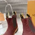 Louis Vuitton Unisex Suede Slip‑On Chelsea Ankle Boots #A68524