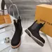 Louis Vuitton Unisex Suede Slip‑On Chelsea Ankle Boots #A68525