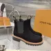 Louis Vuitton Unisex Suede Slip‑On Chelsea Ankle Boots #A68525