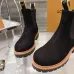 Louis Vuitton Unisex Suede Slip‑On Chelsea Ankle Boots #A68525