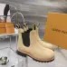 Louis Vuitton Unisex Suede Slip‑On Chelsea Ankle Boots #A68526