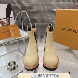 Louis Vuitton Unisex Suede Slip‑On Chelsea Ankle Boots #A68526