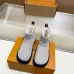 Louis Vuitton Women’s Gray Suede Ankle Boots with Shearling Lining & Signature Monogram #A69812