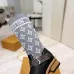 Louis Vuitton Women’s Knee-High Boots with Gray Monogram Sock Top & Brown LV Strap #A69912