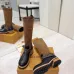 Louis Vuitton Women’s Knee-High Boots with Monogram Sock Panel & Leather Toe Cap #A69914