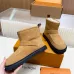 Louis Vuitton Women’s Suede Ankle Boots with Monogram Embossing, Shearling Lining & Chunky Sole #A69813