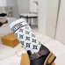 Louis Vuitton Women’s White Knit & Black Leather Boots with Monogram Strap and Chunky Sole #A69913