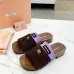 Miu Miu Shoes for women Suede Logo Slide Clogs #B48583