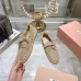 Miu Miu Bow Woven Suede & Leather Boat Shoes #B53126